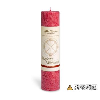 MAGIE DER WEIHNACHT - Allgäuer Heilkräuterkerze  - Jahresrad